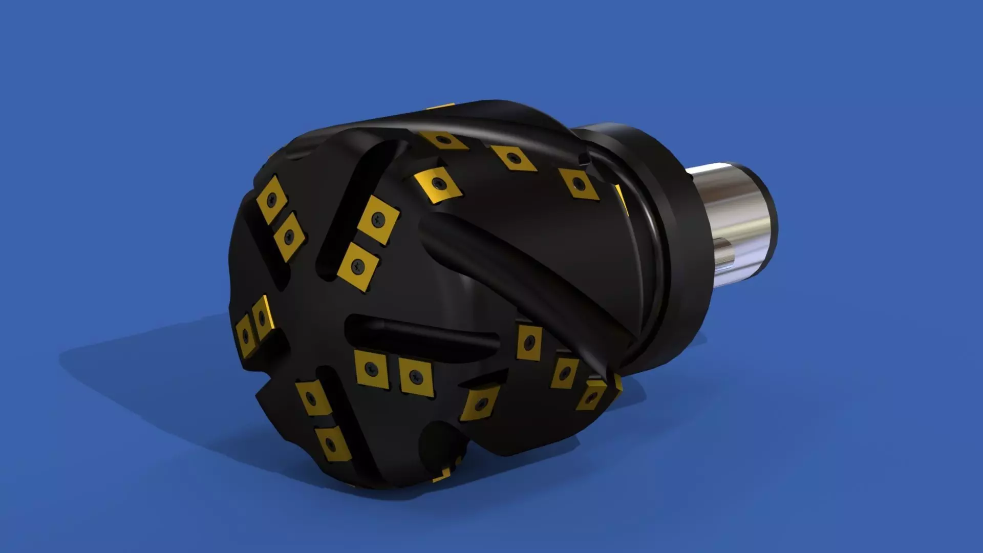 Milling tool head Free 3D model_0