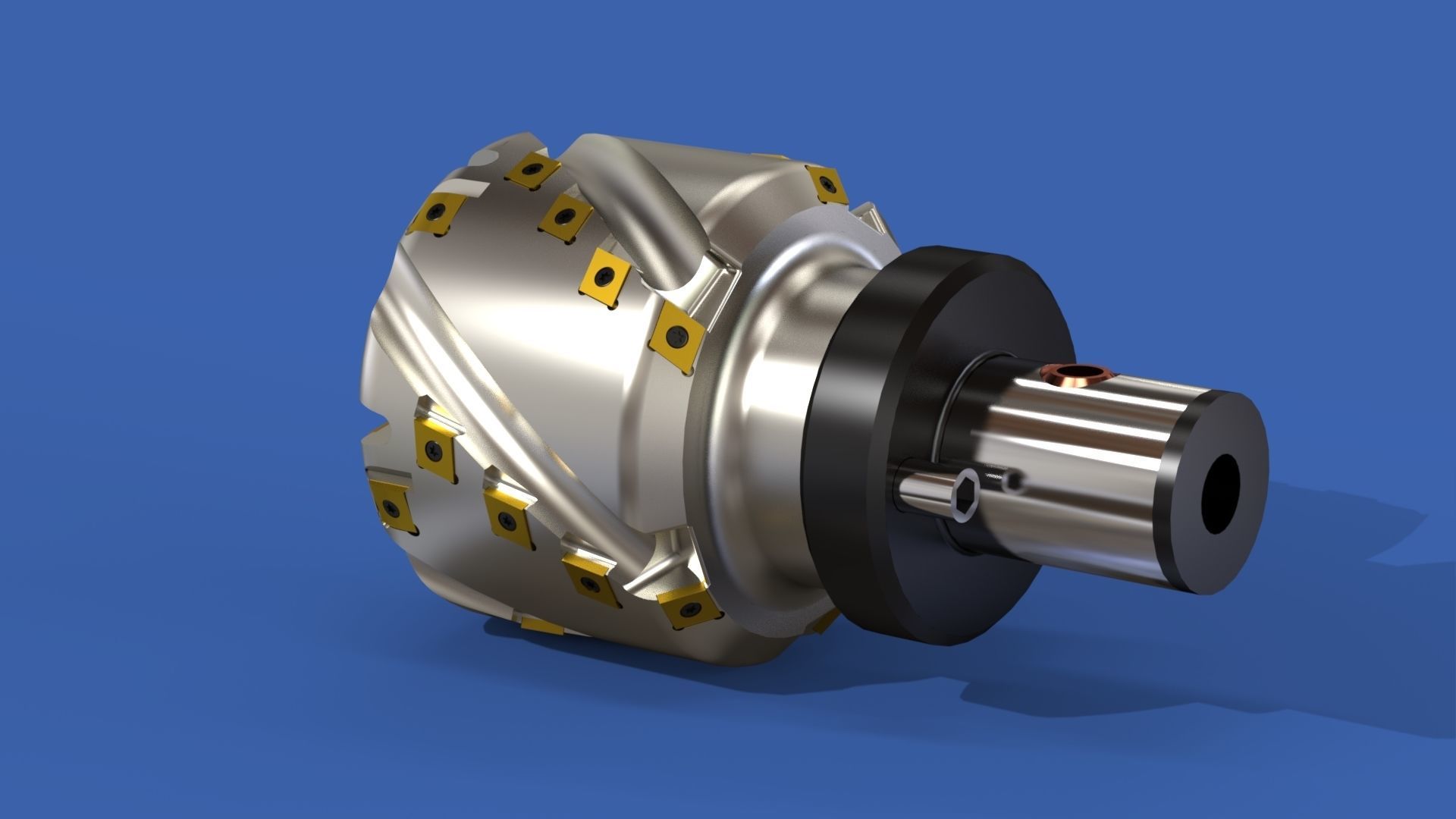 Milling tool head Free 3D model_3