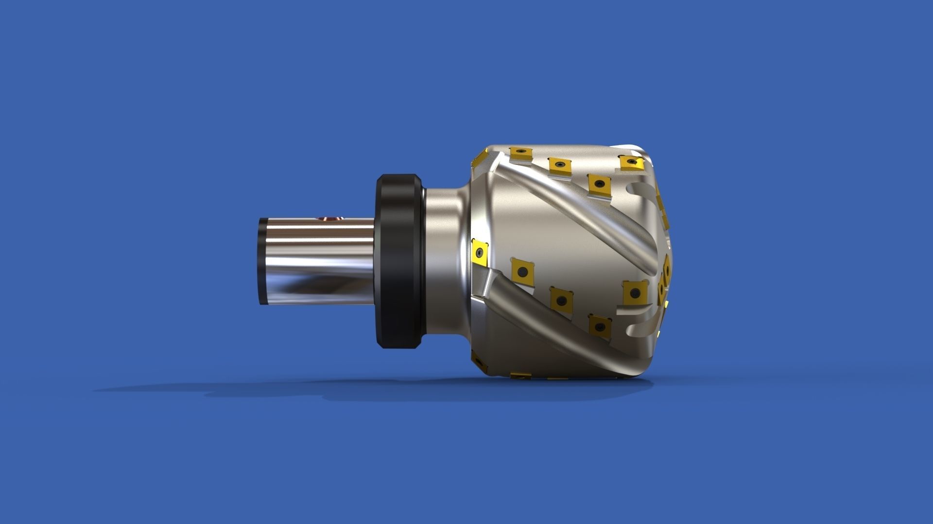 Milling tool head Free 3D model_5