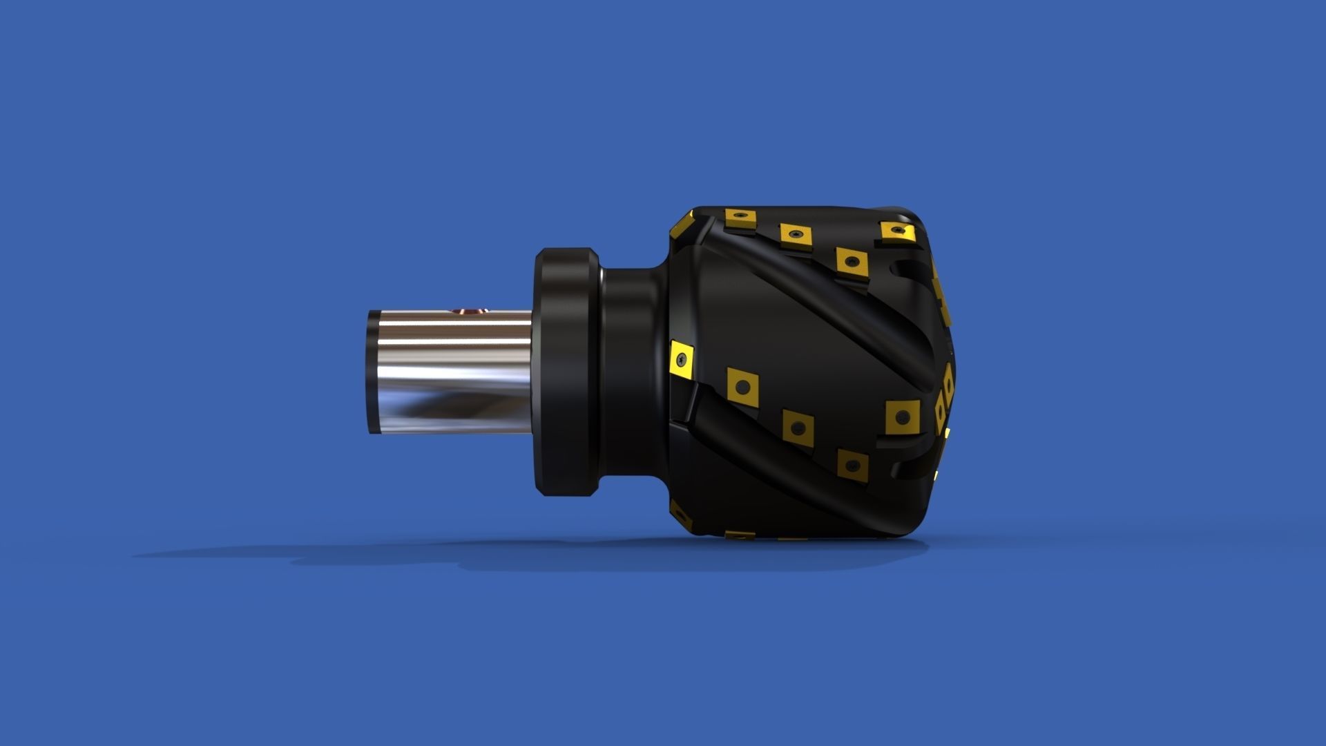 Milling tool head Free 3D model_4