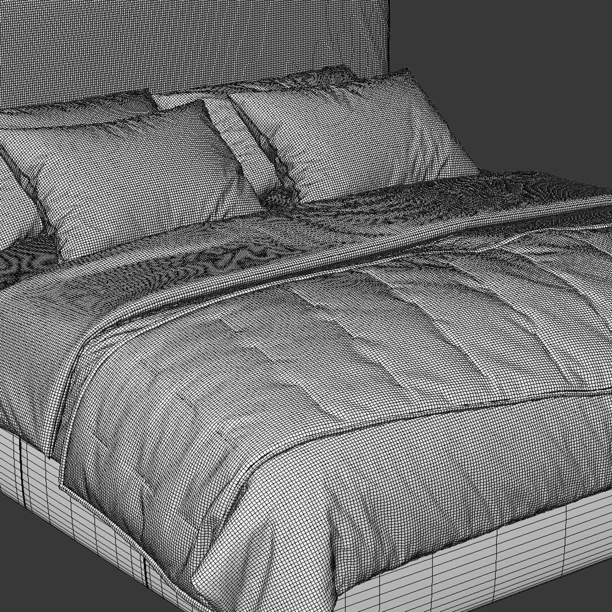 Emmett Bed 3D model_4