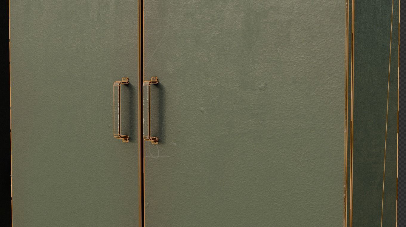 Electrical Control Box Low-poly 3D model_13