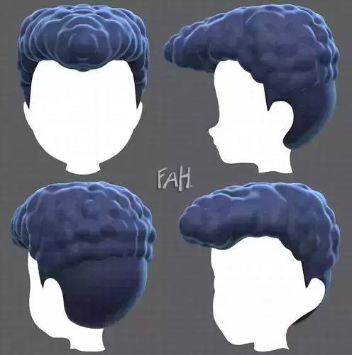 Base Hair for Boy V58