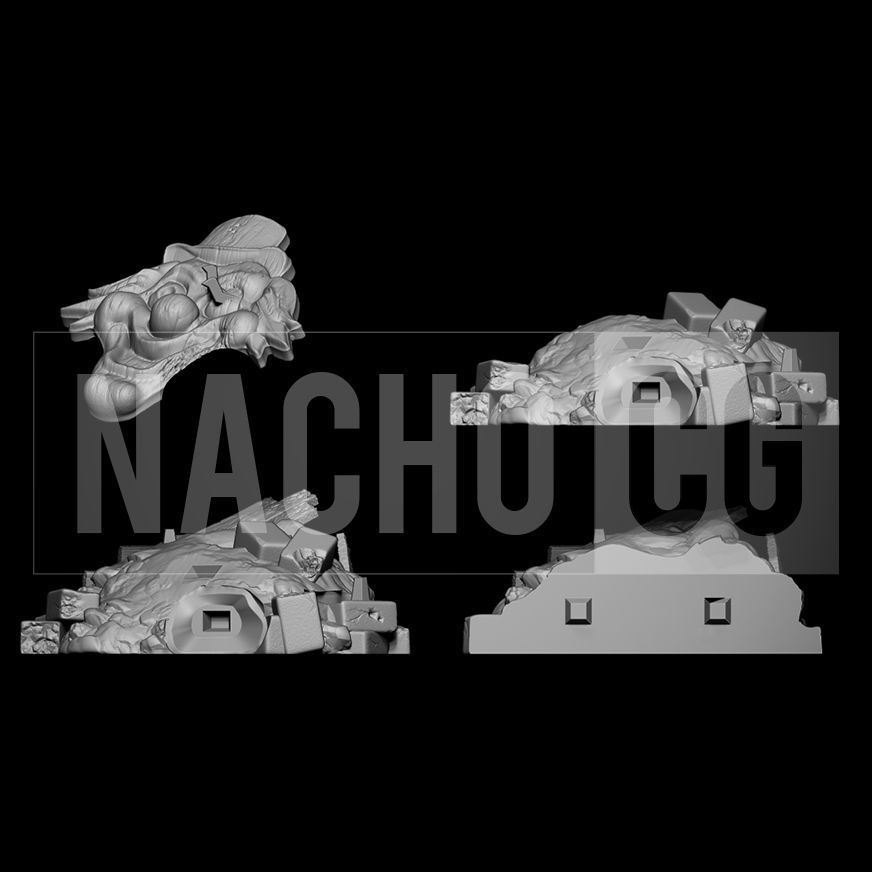 Fan Art - Red Hood s revenge - Diorama 3D print model_8