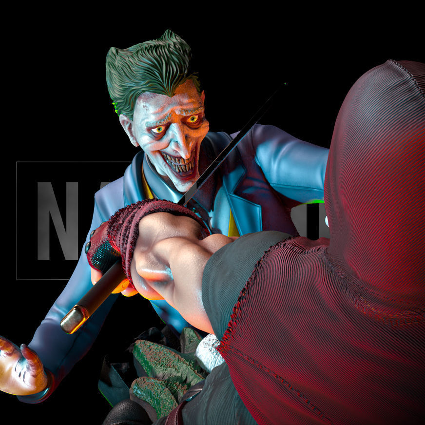 Fan Art - Red Hood s revenge - Diorama 3D print model_5