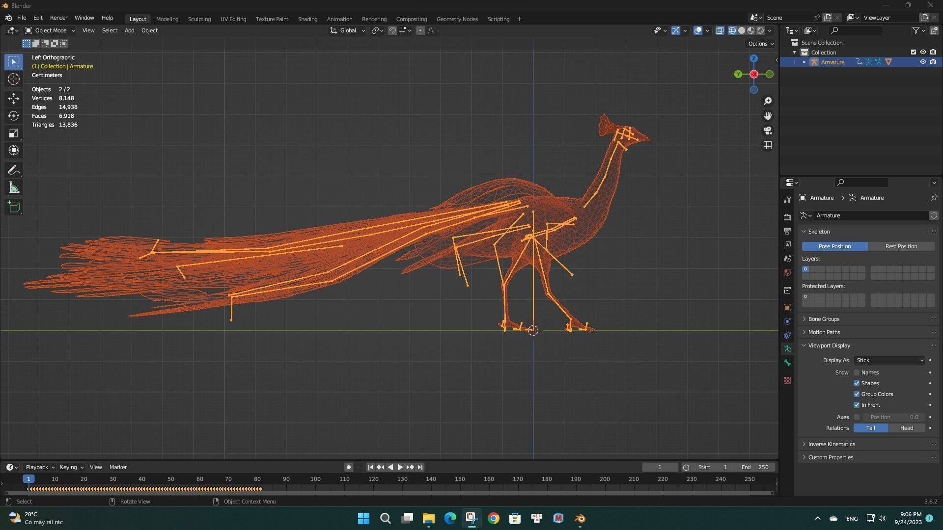 Peacock V5E 3D model_8