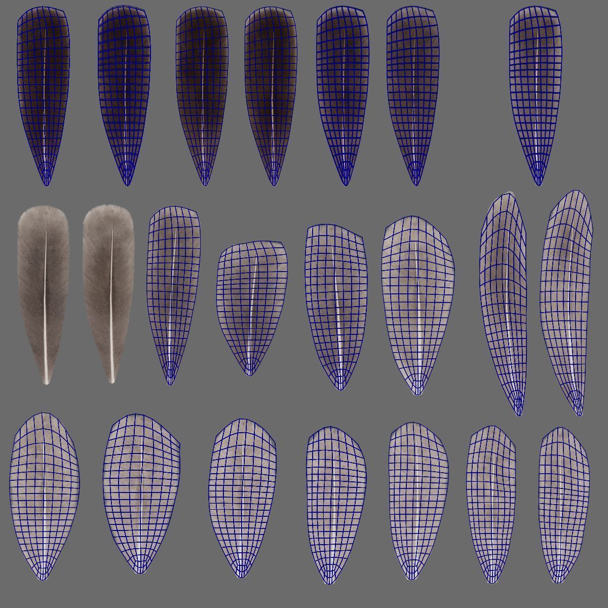 Goose Animation VFX Grace 3D model_26