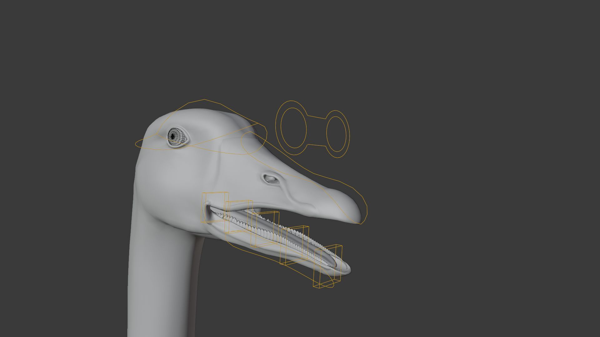 Goose Animation VFX Grace 3D model_17