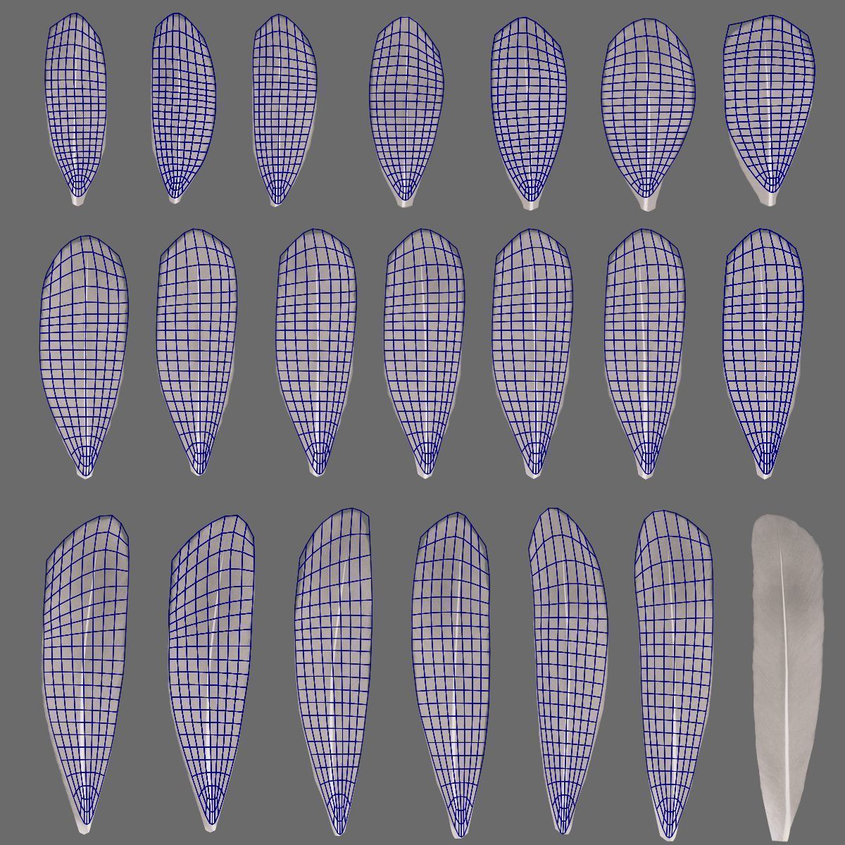 Goose Animation VFX Grace 3D model_23