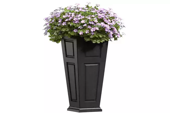 Contemporary Art Deco Flower Bed Pot Modern Front Patio Balcony 