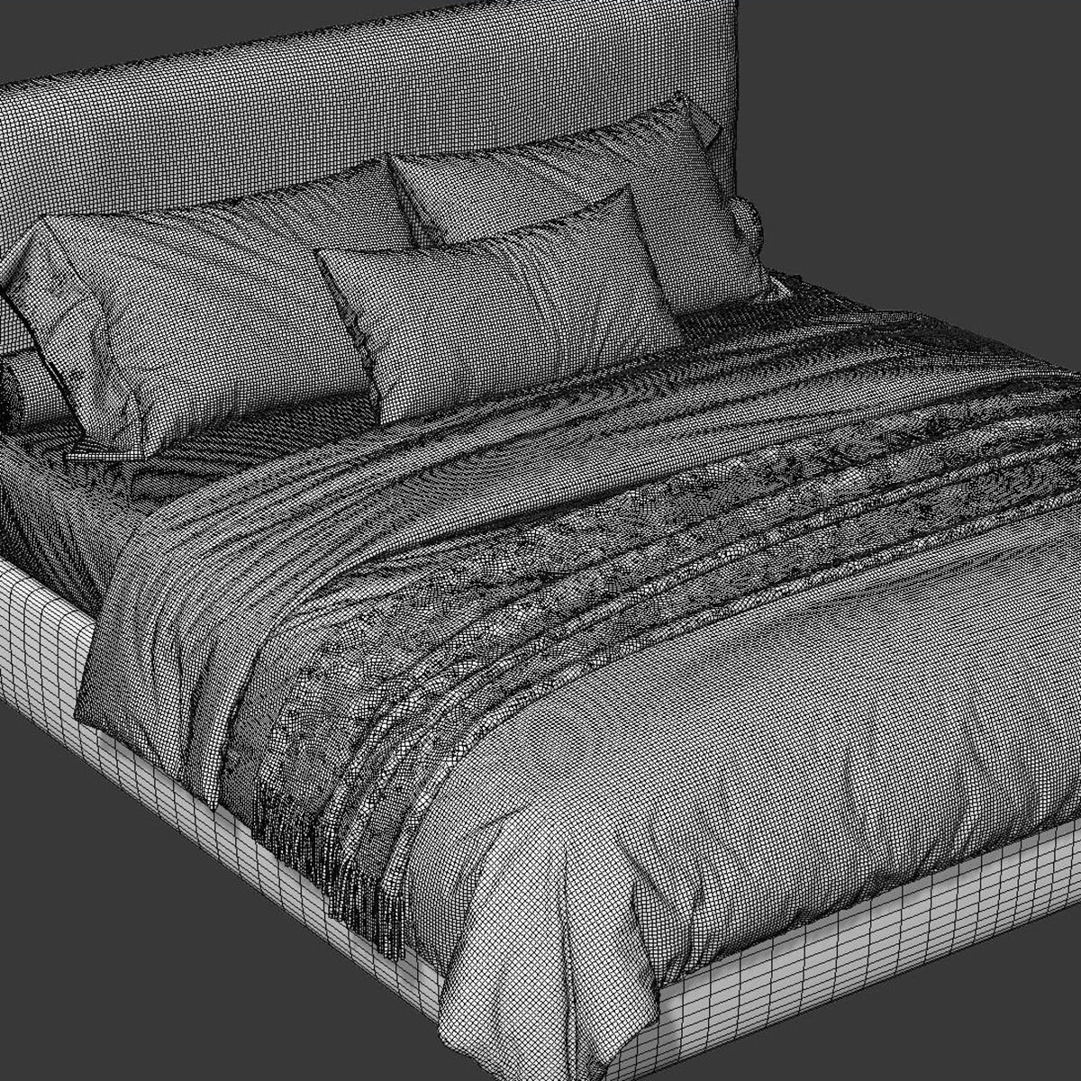 Haven Bed 3D model_4