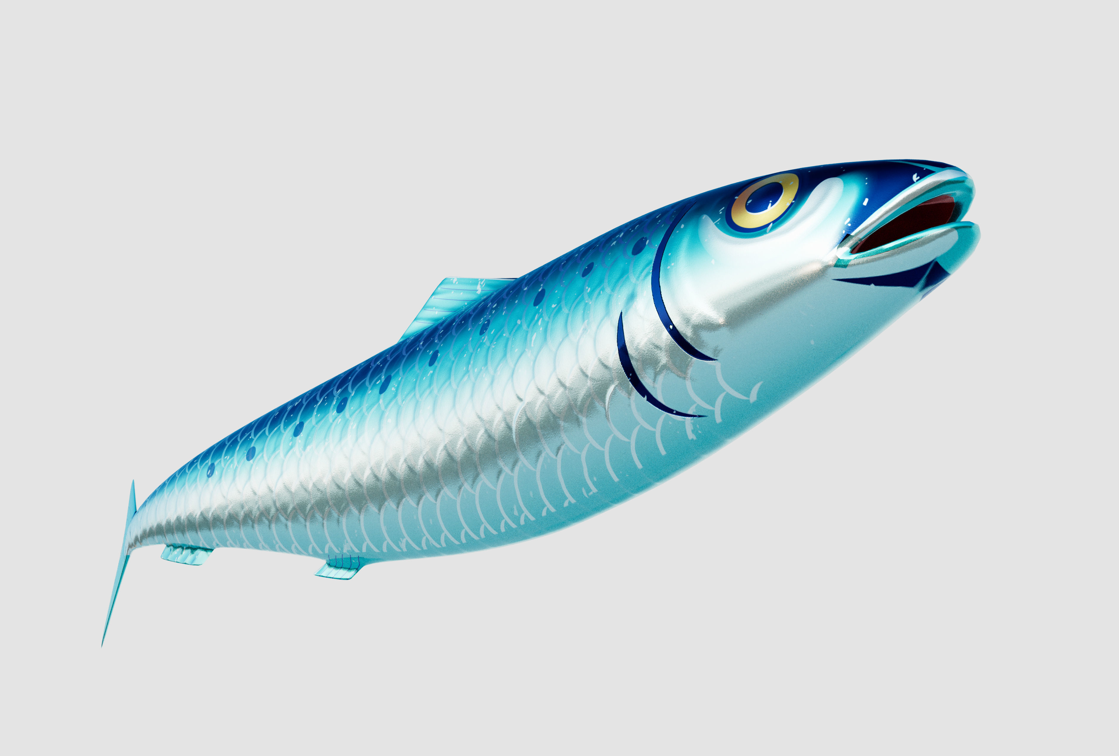 Sardine Pilchard Model 3D model_4