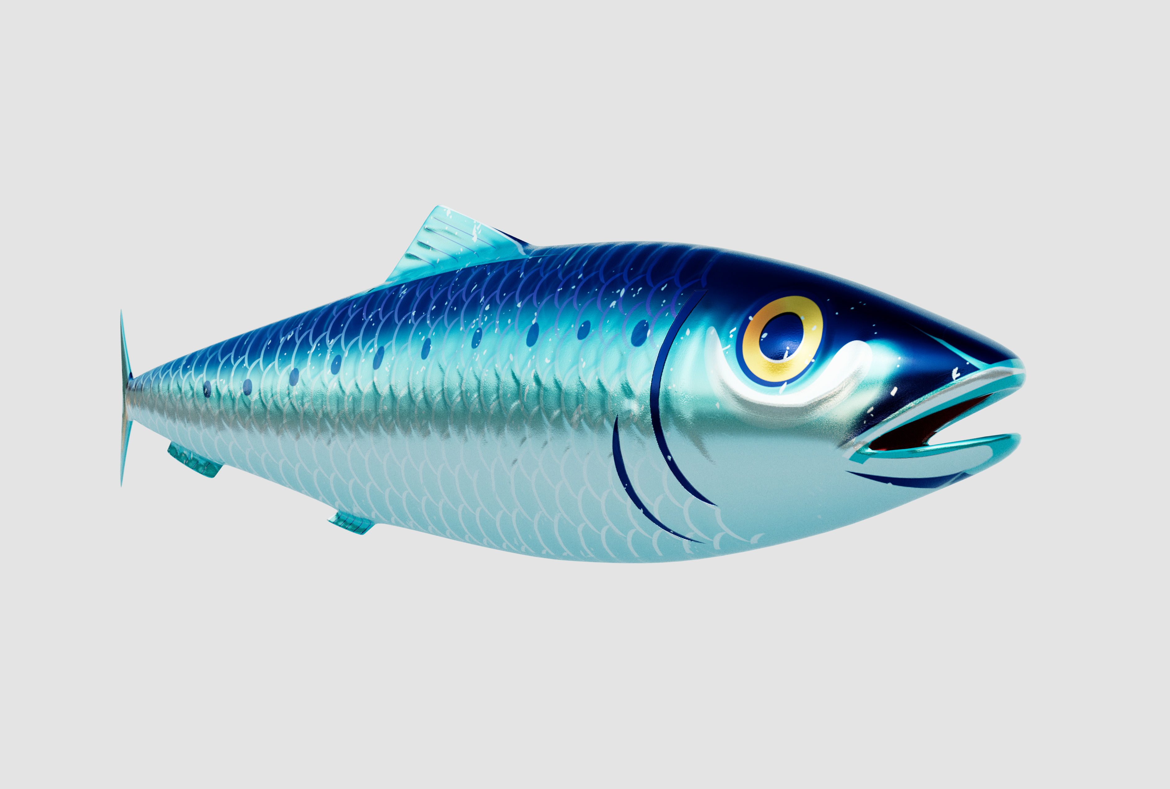 Sardine Pilchard Model 3D model_5