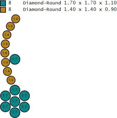 Diamond Women pendant 3D print Model 3D print model_3