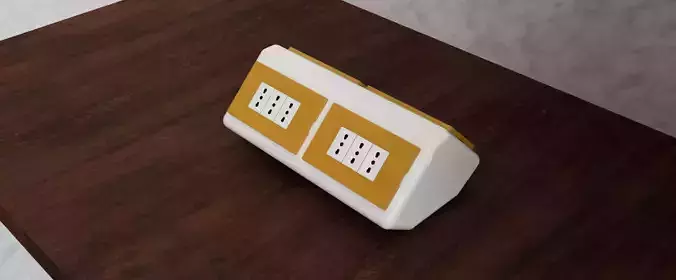 decorative power strip for desk or table 3D print model