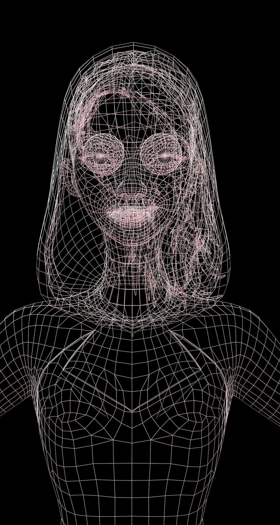 Gwen Stacy full package Low-poly 3D model_8