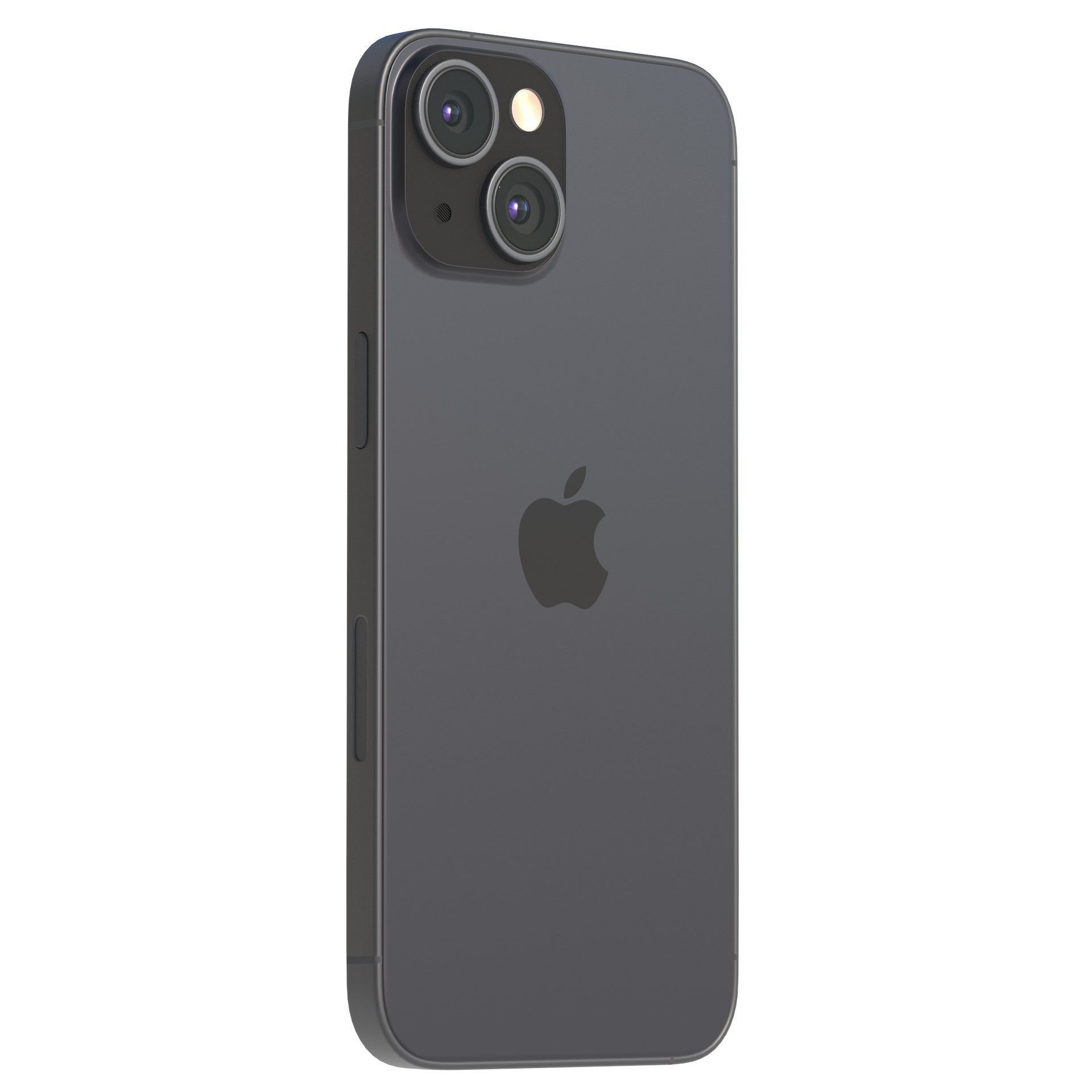 Apple iPhone 15 Black Low-poly 3D model_2