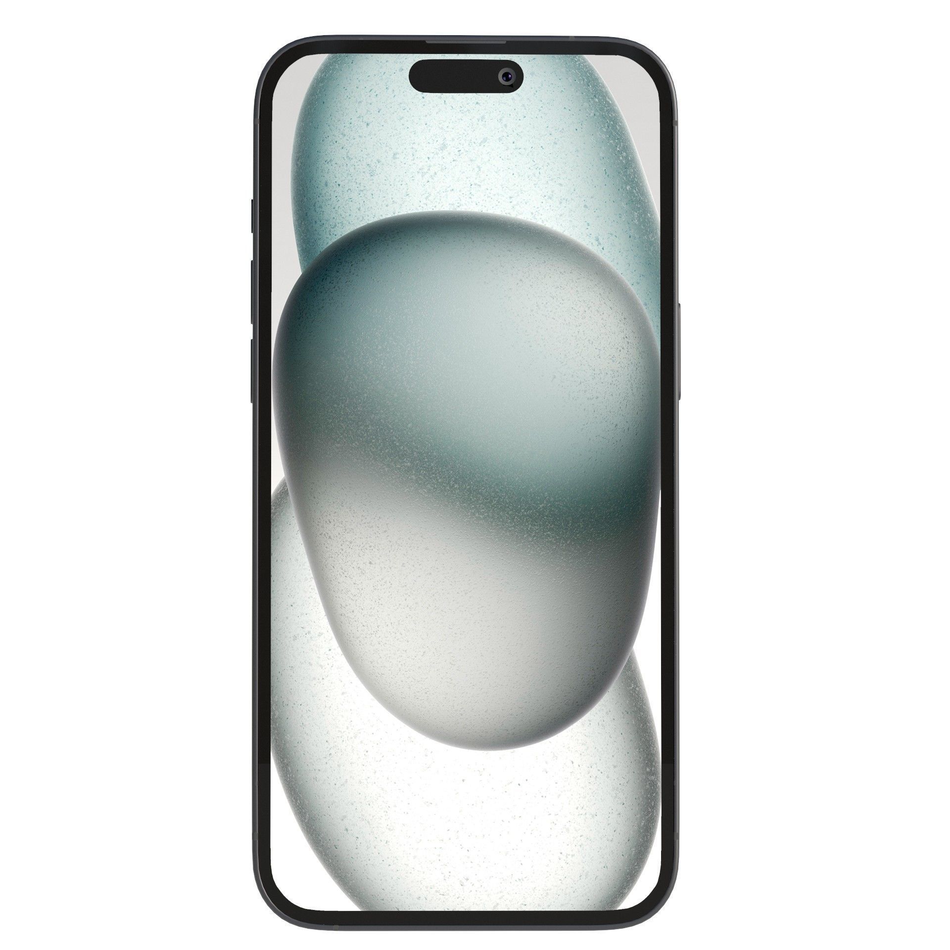 Apple iPhone 15 Black Low-poly 3D model_7