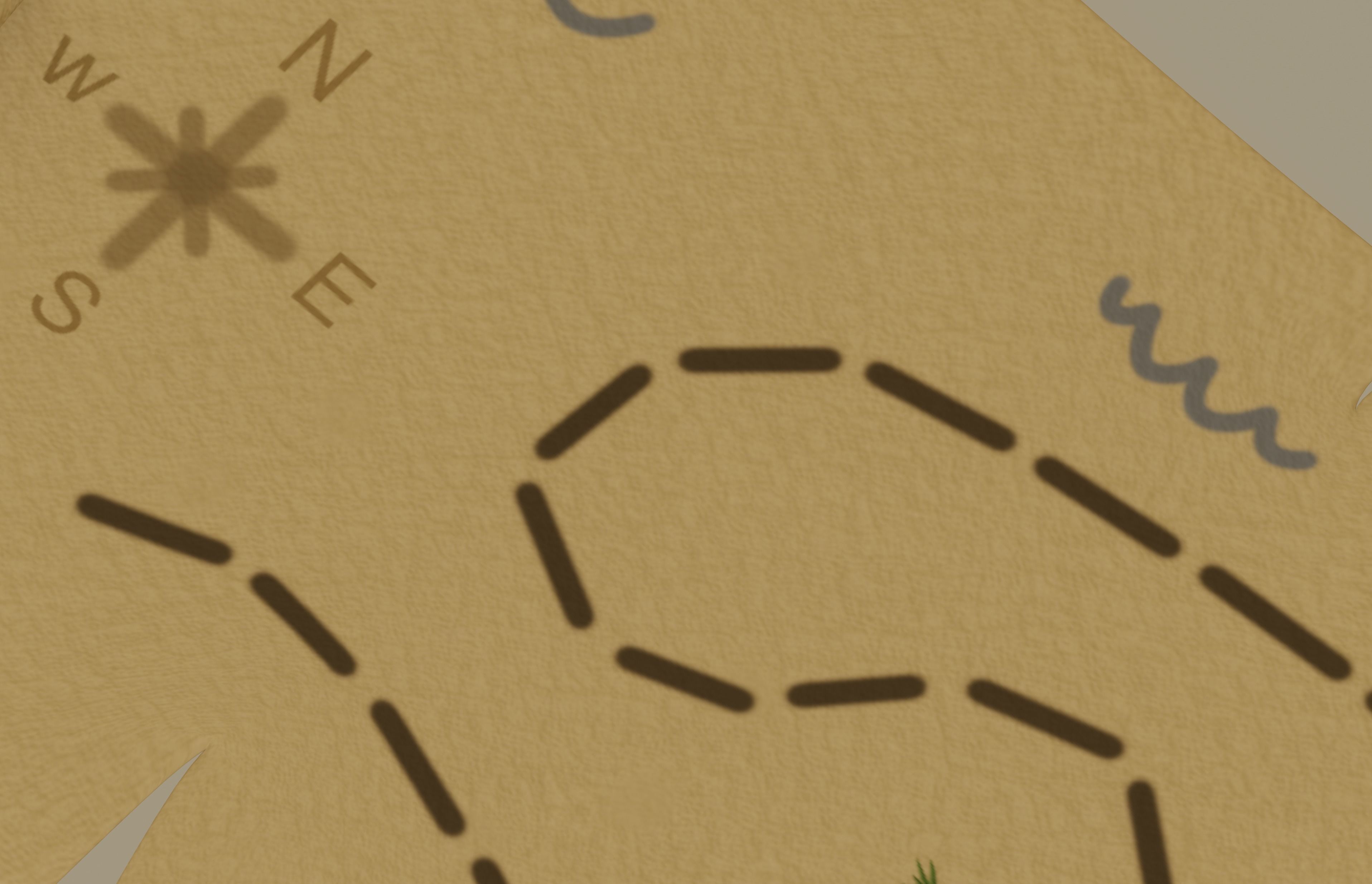 Pirate Map 3D model_11