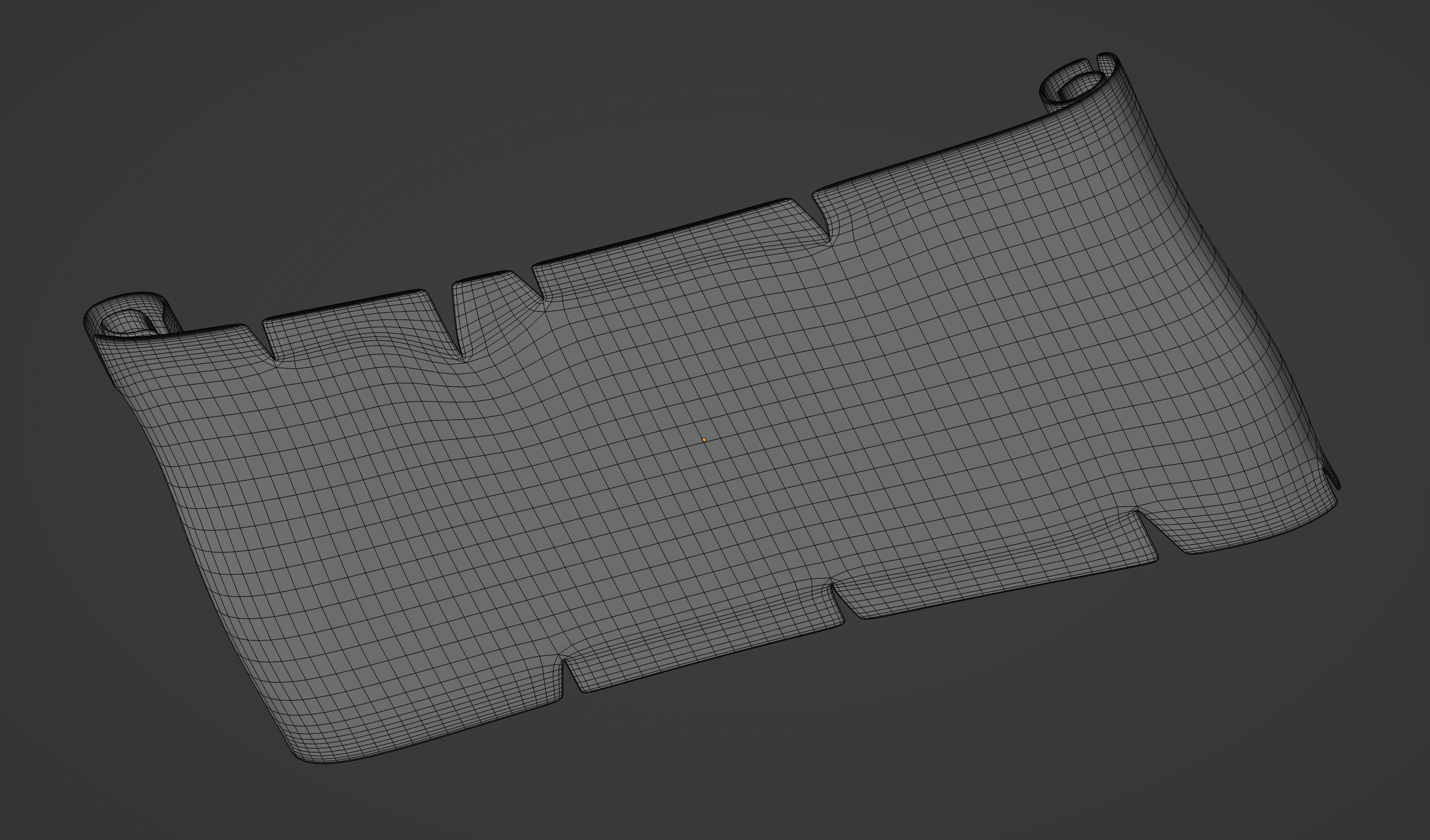 Pirate Map 3D model_15