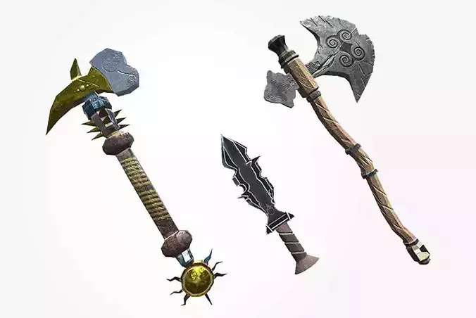 RPG Weapons Pack 3D model