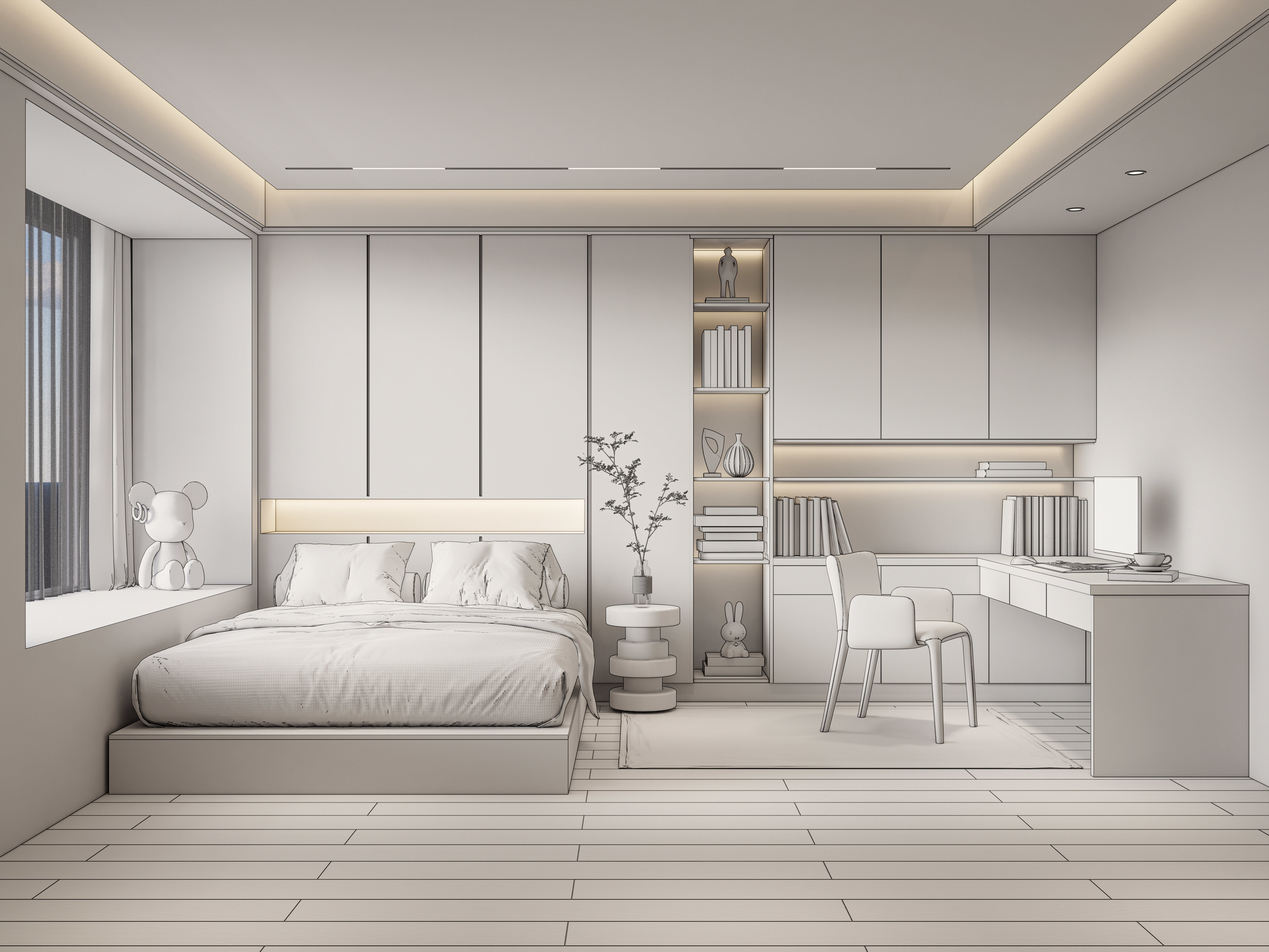 Bedroom 04 3D model_21