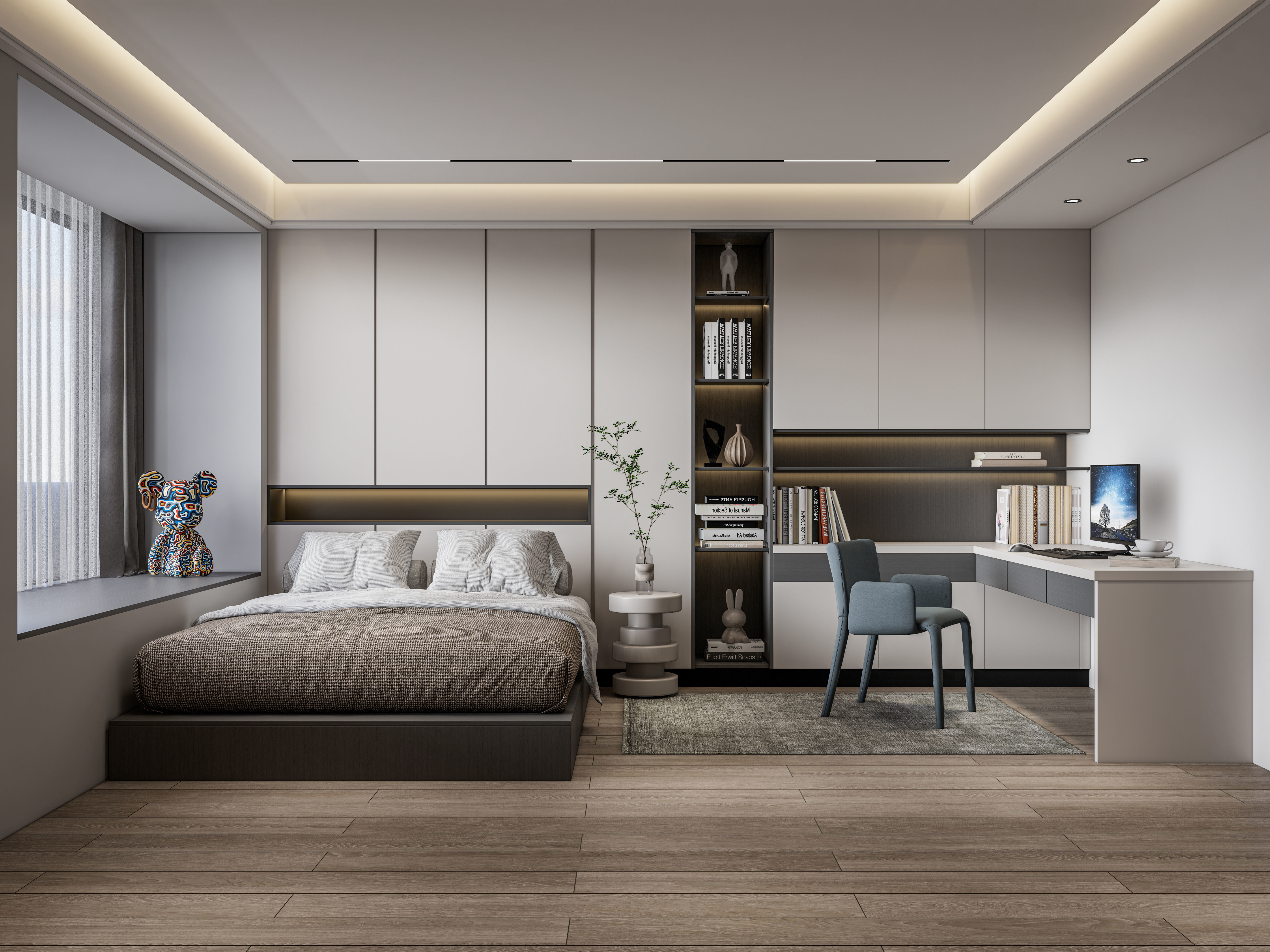 Bedroom 04 3D model_8