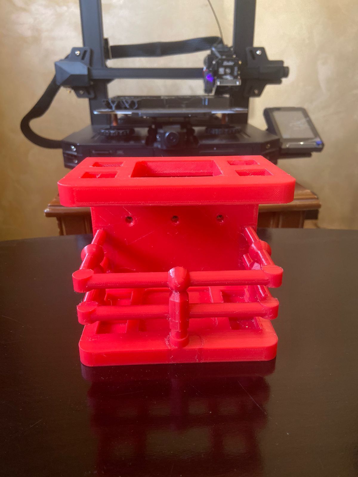 Toothbrush and Toothpaste Stand Holder 3D print model_4