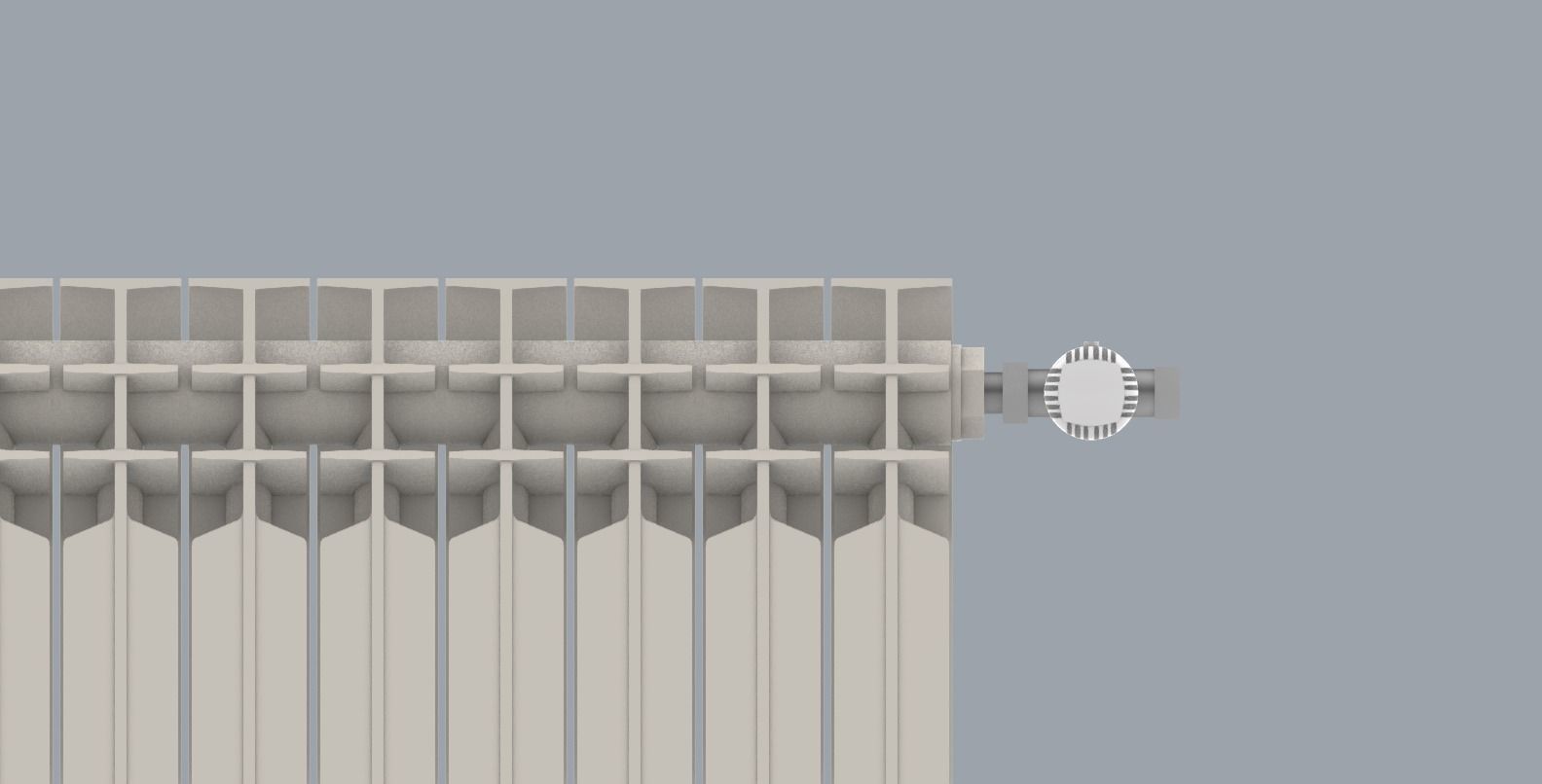 Home Hot Water Radiator PM 3D print model_22