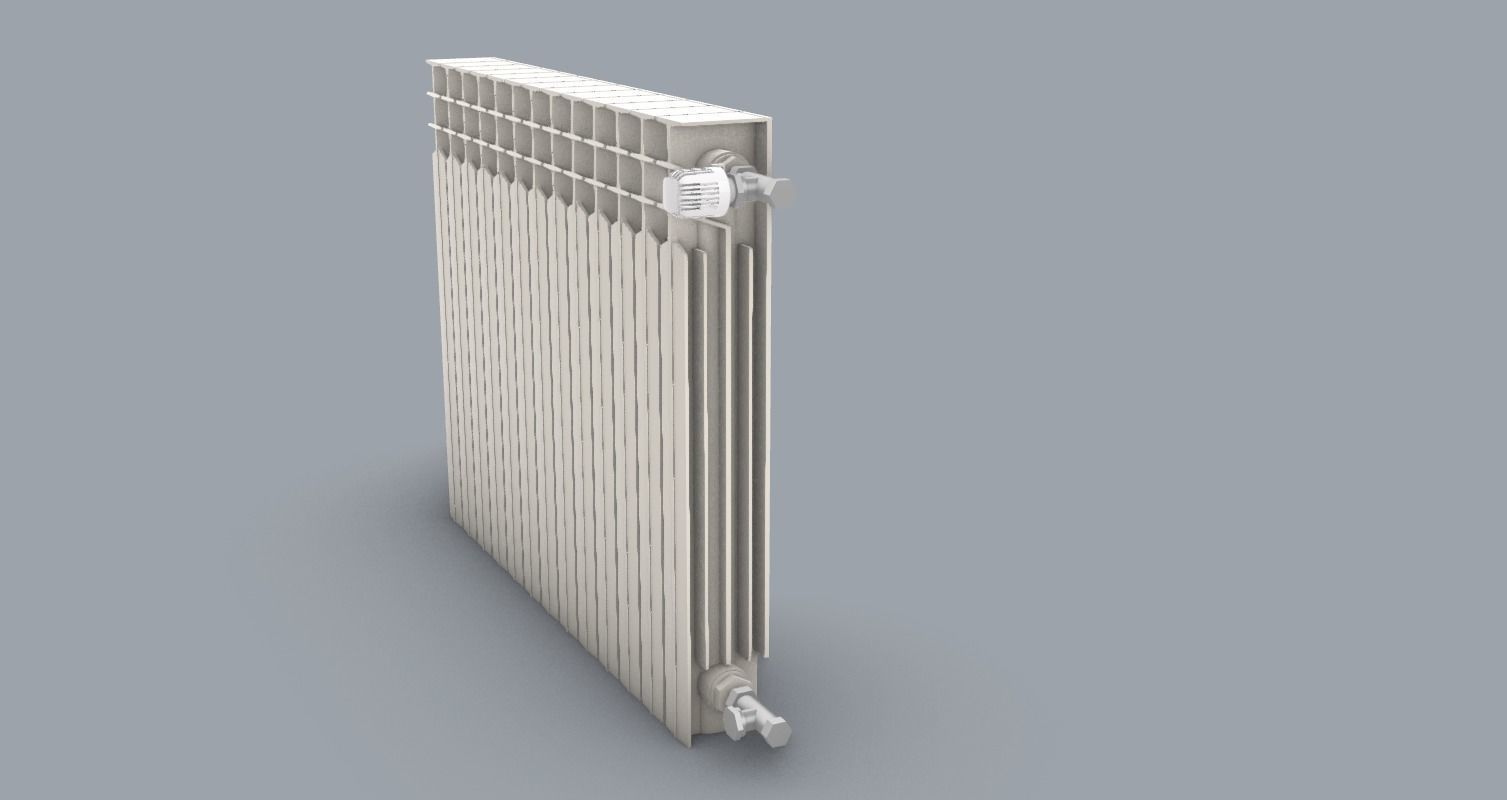 Home Hot Water Radiator PM 3D print model_2