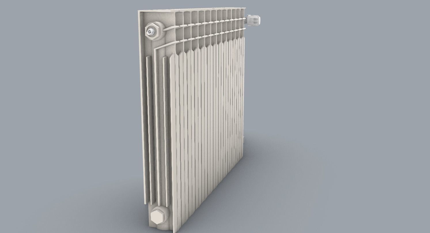 Home Hot Water Radiator PM 3D print model_4