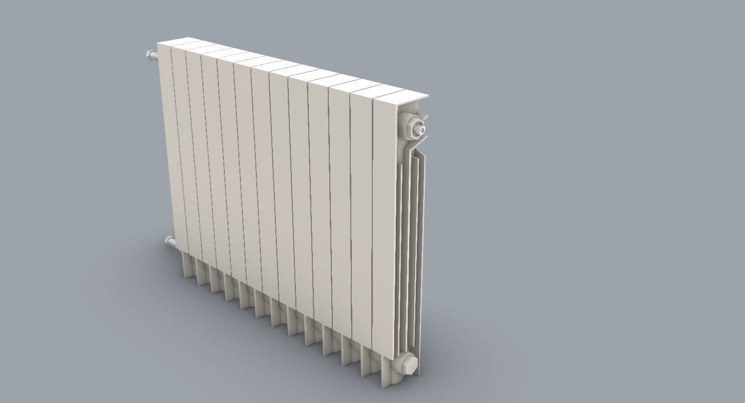Home Hot Water Radiator PM 3D print model_14