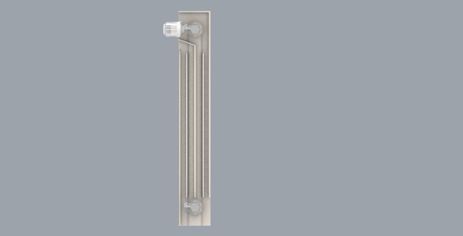 Home Hot Water Radiator PM 3D print model_30