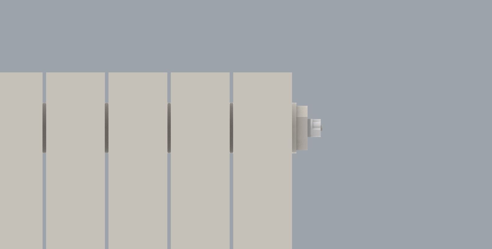 Home Hot Water Radiator PM 3D print model_27