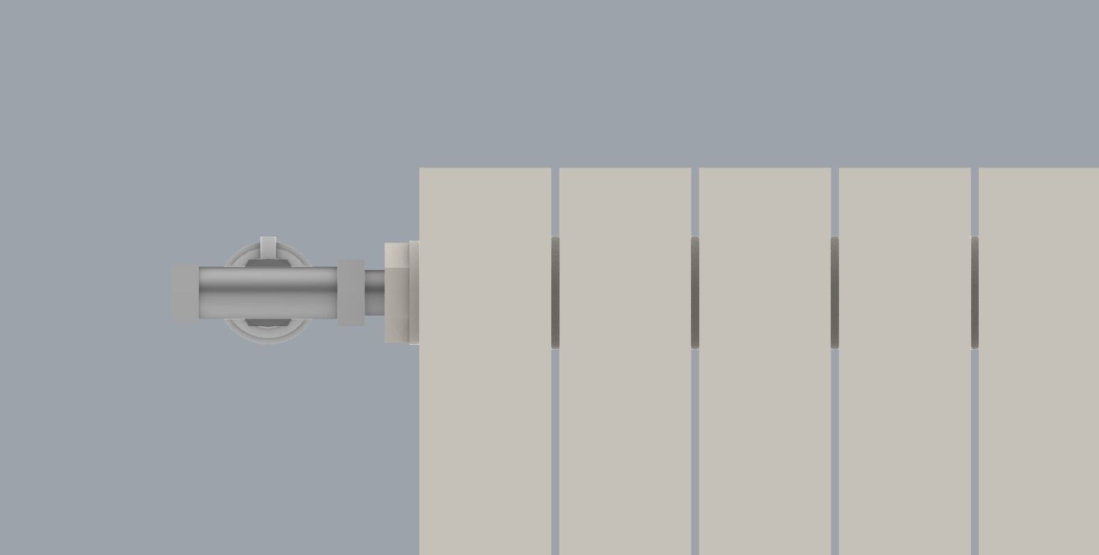 Home Hot Water Radiator PM 3D print model_26