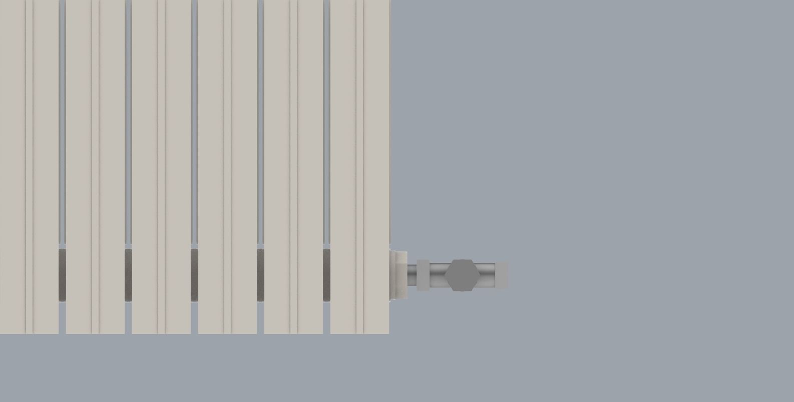 Home Hot Water Radiator PM 3D print model_23