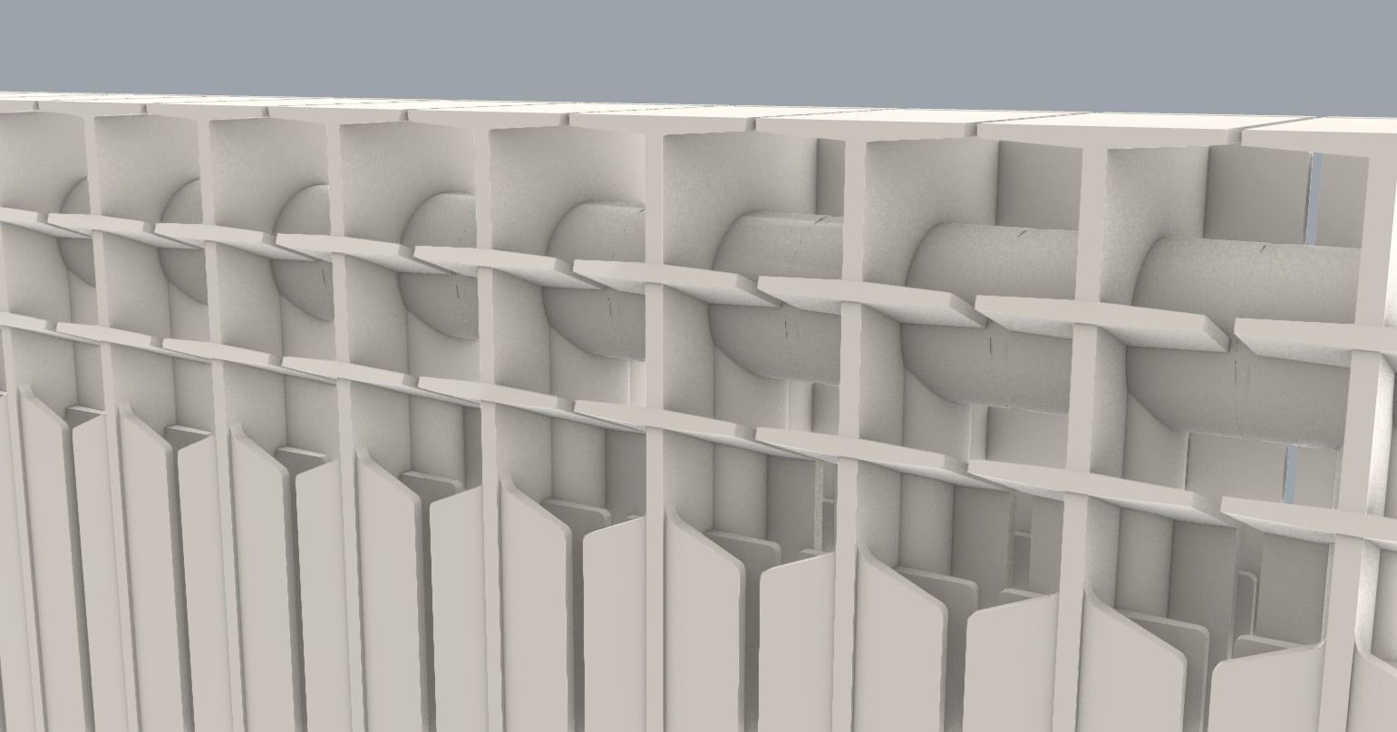 Home Hot Water Radiator PM 3D print model_10
