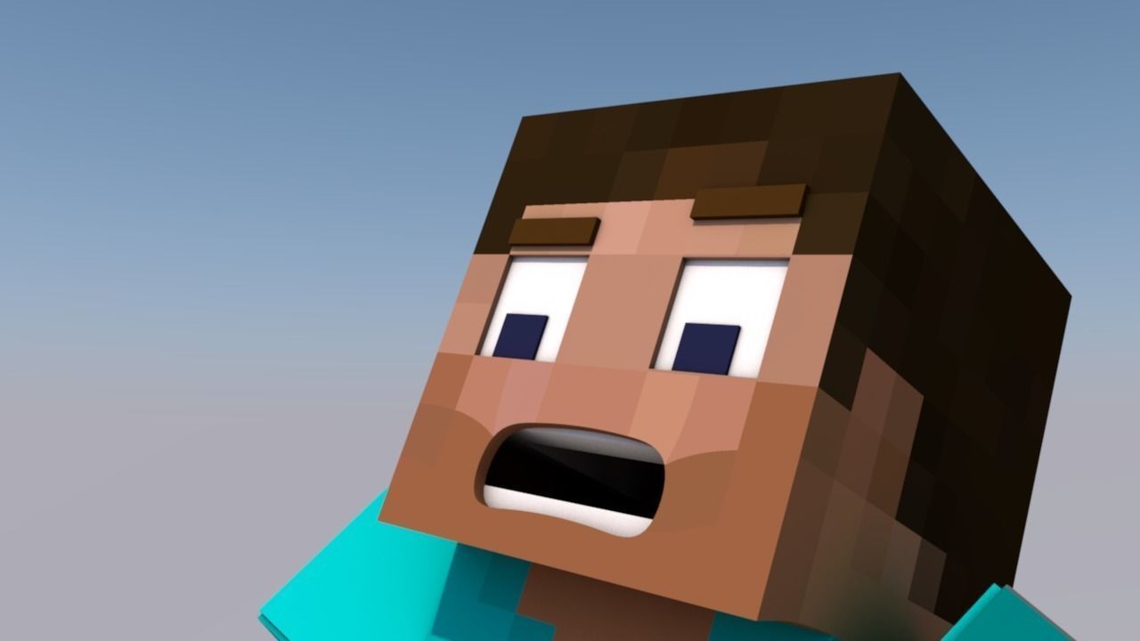 Minecraft Character - Steve Free 3D model_3
