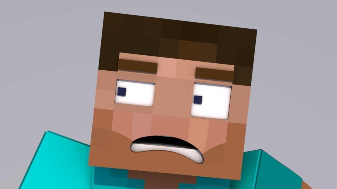 Minecraft Character - Steve Free 3D model_2