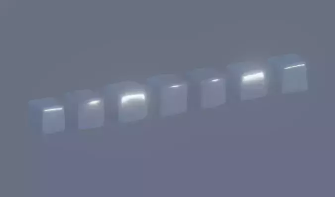 Ice Cubes 3D model