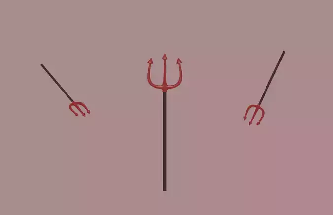 Devils Pitchfork 3D model