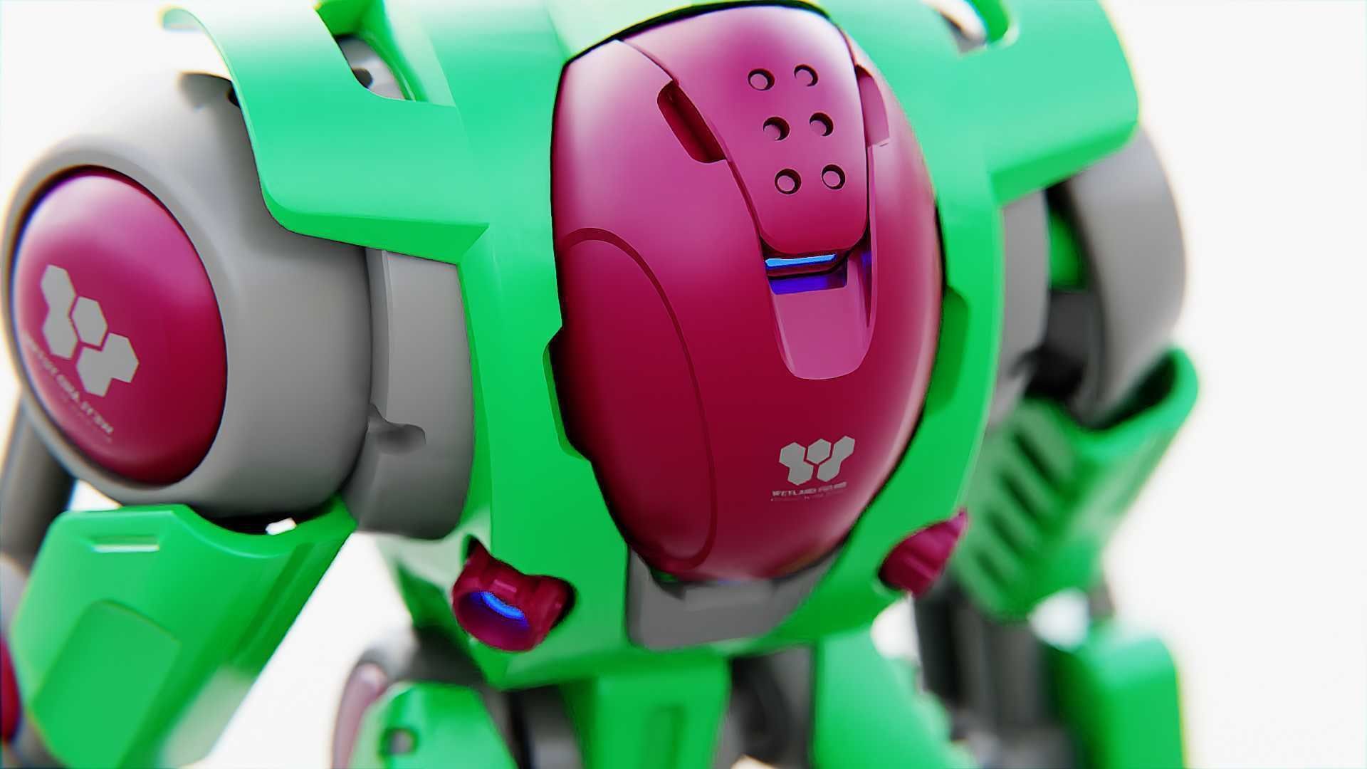 BATTLE DROID S-200   RIGGED 3D model_27