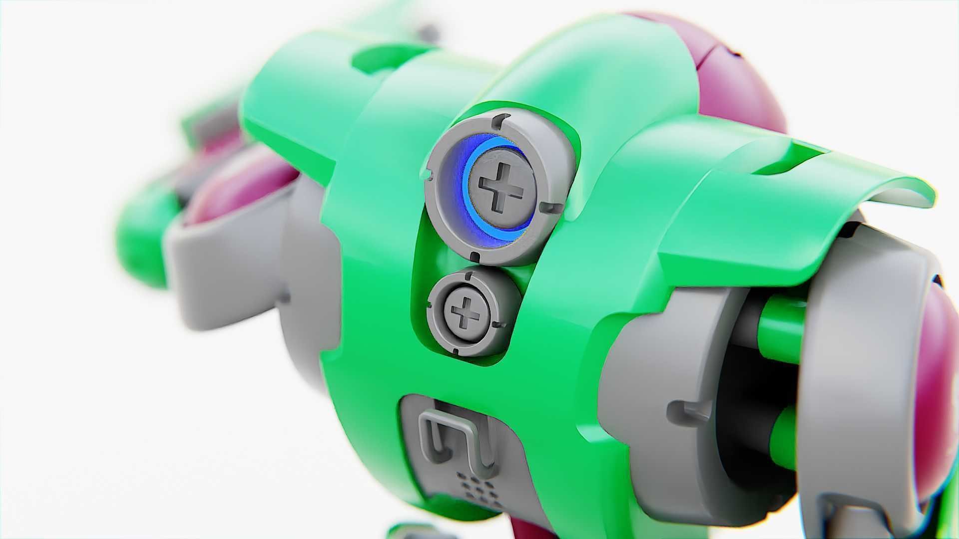 BATTLE DROID S-200   RIGGED 3D model_17