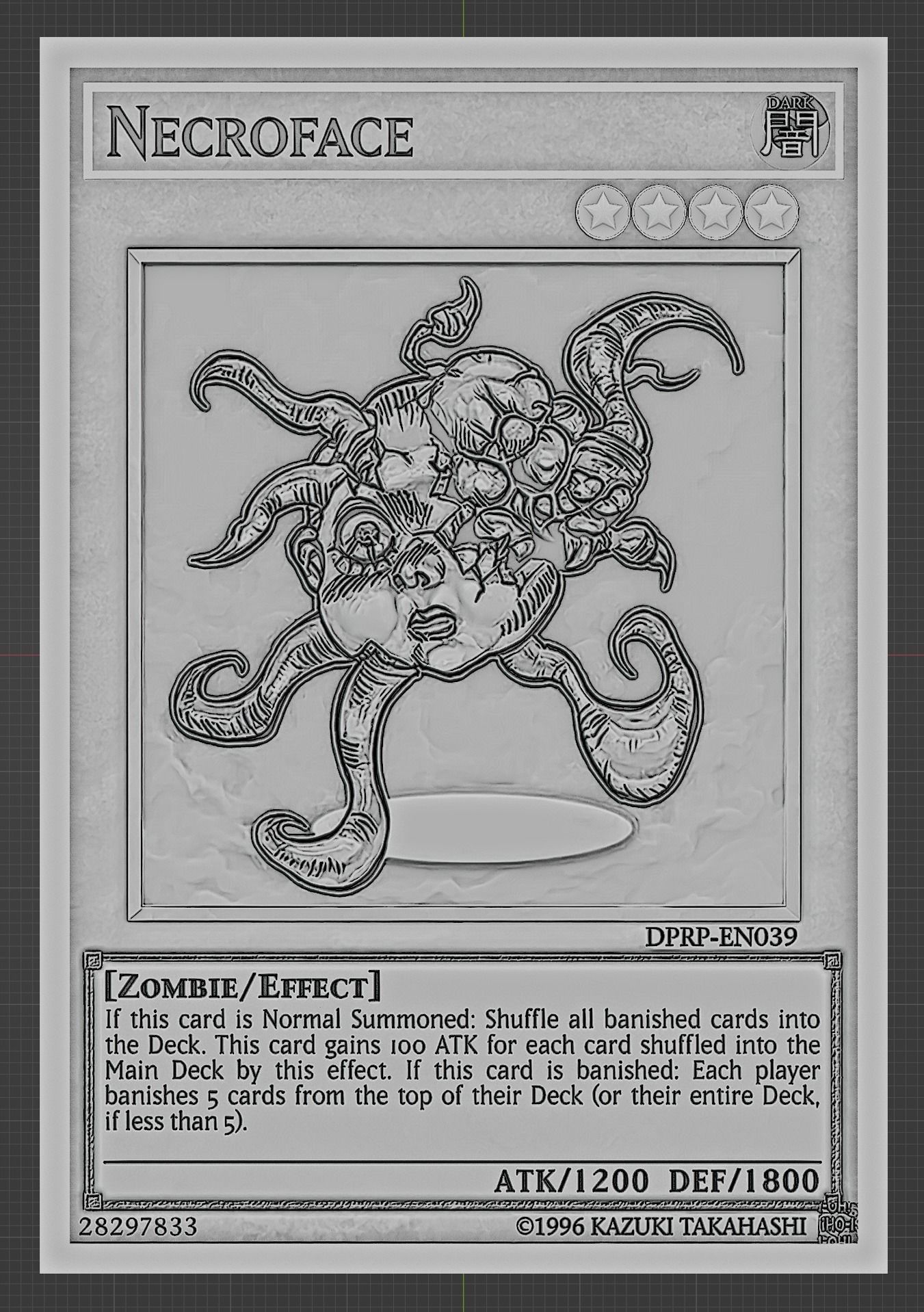 YU-GI-OH! - Necroface (DPRP-EN039) - Duelist Pack - Foto 3