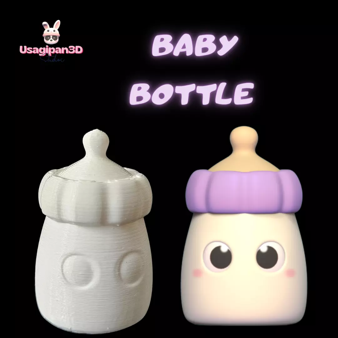 Baby Bottle 3D print model_0