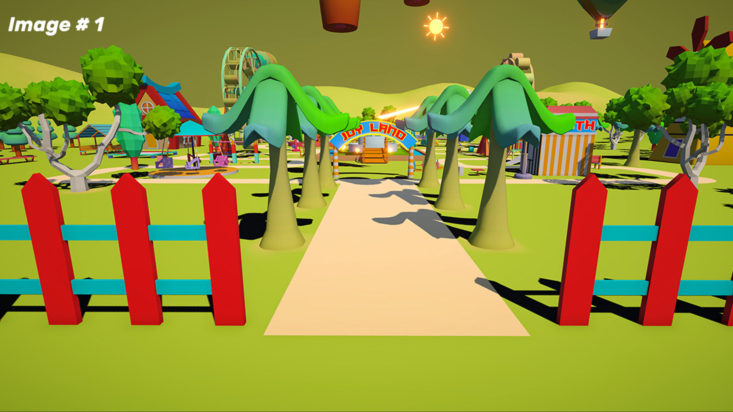 Amusement Park Environment Pack 3D model_1