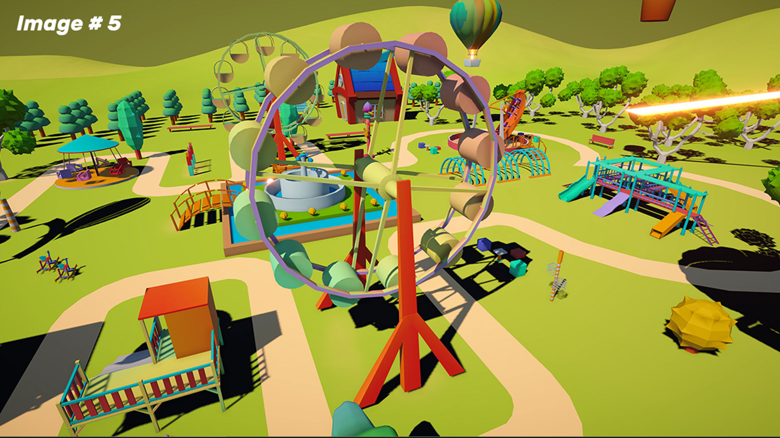 Amusement Park Environment Pack 3D model_5