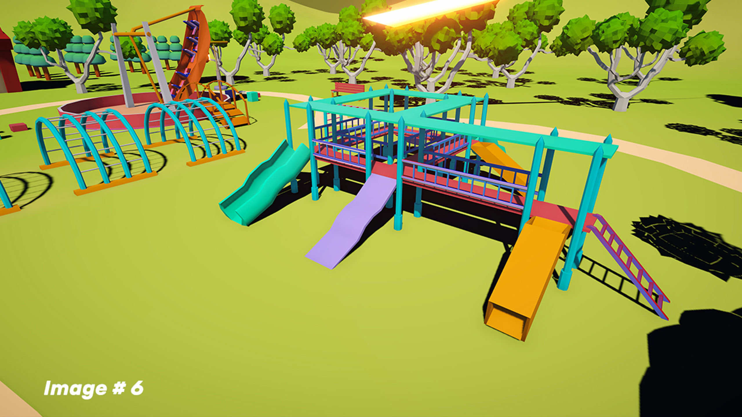 Amusement Park Environment Pack 3D model_6