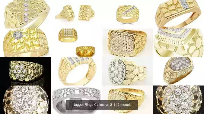 Nugget Rings Collection 2  