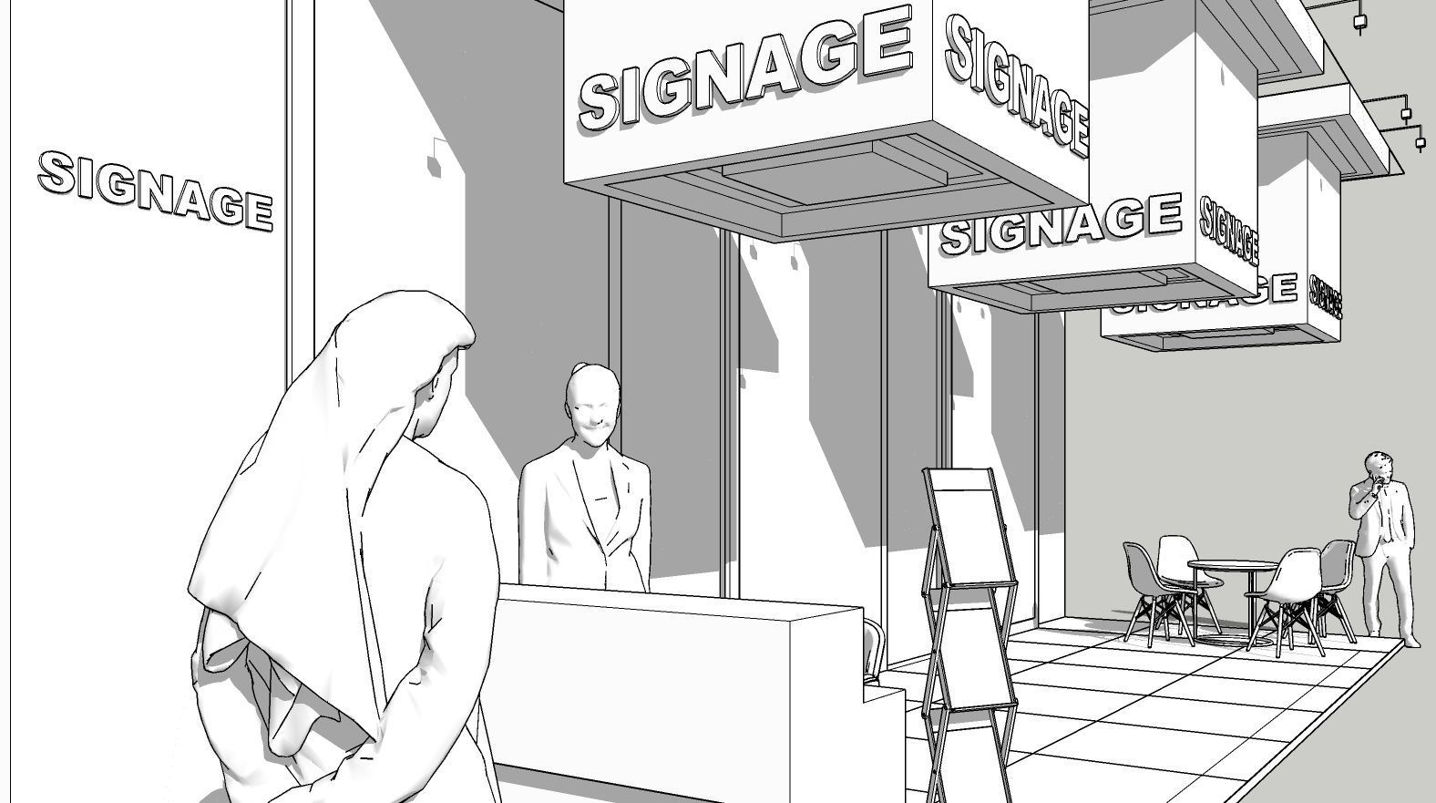 Ready Exhibition Booth Design Setup 3D model_6